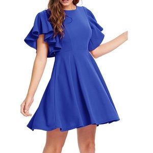ROMWE Stretch A-Lone Swing Dress